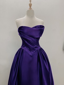 Luxury Strapless Silk Evening <b>Ball</b> Gown Elegant Couture Dress Made in Vietnam Custom OEM ODM - Product Image 3