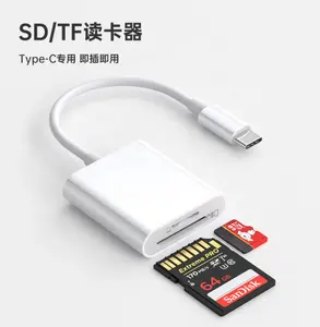 Factory Direct Supply Android Micro USB to SD TF Memory Card Reader Lightning Type C Reader SD Micro Reader