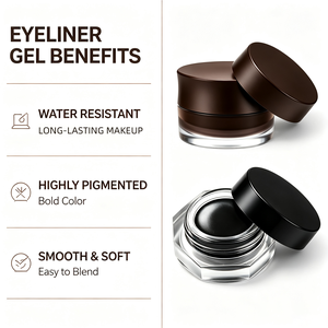 Eyeliner <span class=keywords><strong>Gel</strong></span> Multicolore <span class=keywords><strong>en</strong></span> <span class=keywords><strong>Pot</strong></span>, Crème Waterproof Lisse pour les Yeux, Longue Tenue, Facile à Estomper pour le Maquillage Quotidien, Marque Privée Personnalisée - Product Image 5