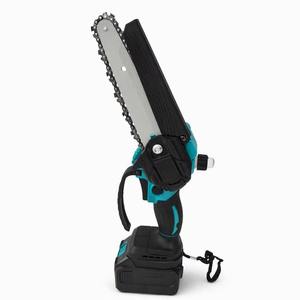 Mini Motosierra Inalámbrica de 20V con Barra Guía de 6 Pulgadas, Motor con Escobillas, Sierra de Podar Portátil para Jardín, Corte de Madera, Bricolaje e Industrial - Product Image 1