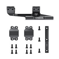 Supports en porte-à-faux Marcool 20MO pour lunette tactique monobloc 34 mm 30 mm, anneaux de lunette, niveau à bulle, aluminium, métal, chasse, optique