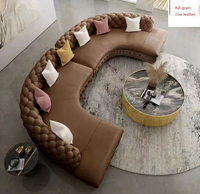 Ensemble de canapés en tissu velours capitonné de haute qualité, canapé d'angle Chesterfield moderne en velours rose