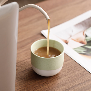 Tazas de Té de Cerámica Rústica Personalizadas Estilo Japonés, Tazas de Café Creativas Hechas a Mano con Aroma Intenso - Product Image 3