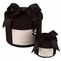 Tube de papier d'emballage de rose rose de luxe Boîte à fleurs en carton avec chapeau rond enduit UV Logo personnalisé Parfum Occasions de mariage