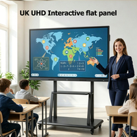 Pantalla LCD de 55/65/75/85/86/98/100 Pulgadas, Pizarra Digital Inteligente, Equipo Educativo, Pizarra Interactiva LED