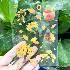 Autocollants transparents personnalisés A4 A5 A6 en PVC vinyle pour agenda, découpés à la forme - Product Image 5