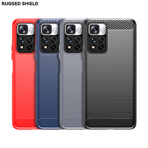 Custodia morbida in Silicone Tpu antiurto per cellulare <span class=keywords><strong>Xiaomi</strong></span> <span class=keywords><strong>Redmi</strong></span> <span class=keywords><strong>Note</strong></span> <span class=keywords><strong>11</strong></span> Pro + Poco X4 Nfc 5G <span class=keywords><strong>Cover</strong></span> posteriore - Product Image 3