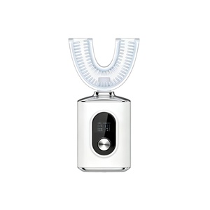 Cepillo de Dientes Sónico Eléctrico Inalámbrico para Adultos en Forma de <span class=keywords><strong>U</strong></span> Portátil con Luz Blanqueadora Limpiador Bucal 360° y Raspador de Lengua - Product Image 1