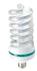 <b>LED</b> Full Spiral 9W CFL Energy Saving Lamp E27 6000K Daylight Alert 8000 Hours 80lm/W CRI 80 AC85-265V Plastic Base 2-Year - Product Image 4