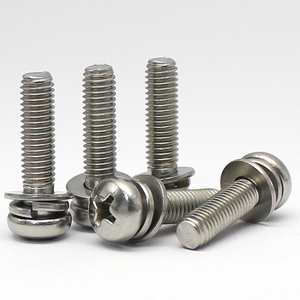 304 #   Tornillos de Cabeza Phillips de Acero Inoxidable GB9074.4 Ensamblados con Arandela Plana y Arandela de Resorte - Product Image 3