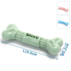 ของเล่นสำหรับสุนัข: ทนทาน, สีสันสดใส, ทำจากยาง, มีเสียง; เหมาะสำหรับการกัดแทะ, เล่น และกระตุ้นการออกกำลังกาย - Product Image 1