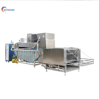 Équipement de ligne de transformation d'abattage de poulet à petite échelle, ligne d'épluchage des plumes de poulet, machine à échauder