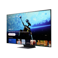 TV QLED SMART 55-75 Inci Asli dari Supplier Terverifikasi VSTI dengan Google TV, Android 11, 4K 120Hz untuk Penggunaan di Kamar Mandi