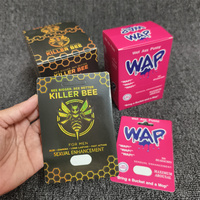 Emballage en blister en carton personnalisé pour capsules Wap, impression de cartes en papier, carte en papier suspendue, étiquette personnalisée