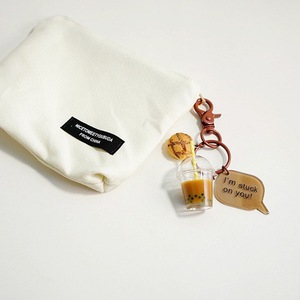 Llavero con Colgante de Mini Helado de Té con Leche en Colores Macaron, Accesorios Lindos para Bolsos - Product Image 3