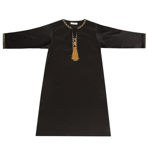 Abaya islámico Oriente Medio árabe niños vestido Ramadan Kaftan Dubai bata rendimiento vestido Eid ropa musulmana oración vestido niños - Product Image 6