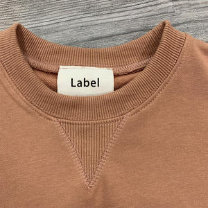 High Quality Kids Pullover Hoodies Embroidered O-neck Custom Logo Solid Color Long <b>Sleeve</b> 85% Cotton 15% Polyester Printed - Product Image 6