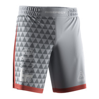 Shorts hybrides 2-en-1 à fente haute, sans besoin de sous-vêtements supplémentaires, couche de base compressive anti-transpiration pour la compétition MMA BJJ