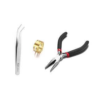Kit de fabrication de boucles d'oreilles DIY, composants de bijoux en métal, formes variées pour accessoires de création, pinces, anneaux ouverts, fermoirs mousquetons - Product Image 2
