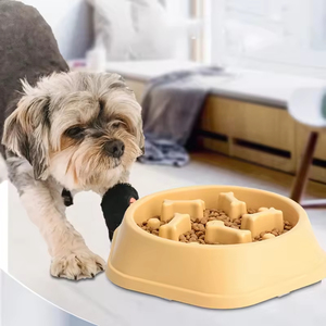 Luxury <b>Small</b> Dog Bowls Wholesale Automatic Slow Feed Pet Bowls for <b>Weight</b> Loss PP/PC Plastic Material for Water Bowl for Pets - Product Image 2
