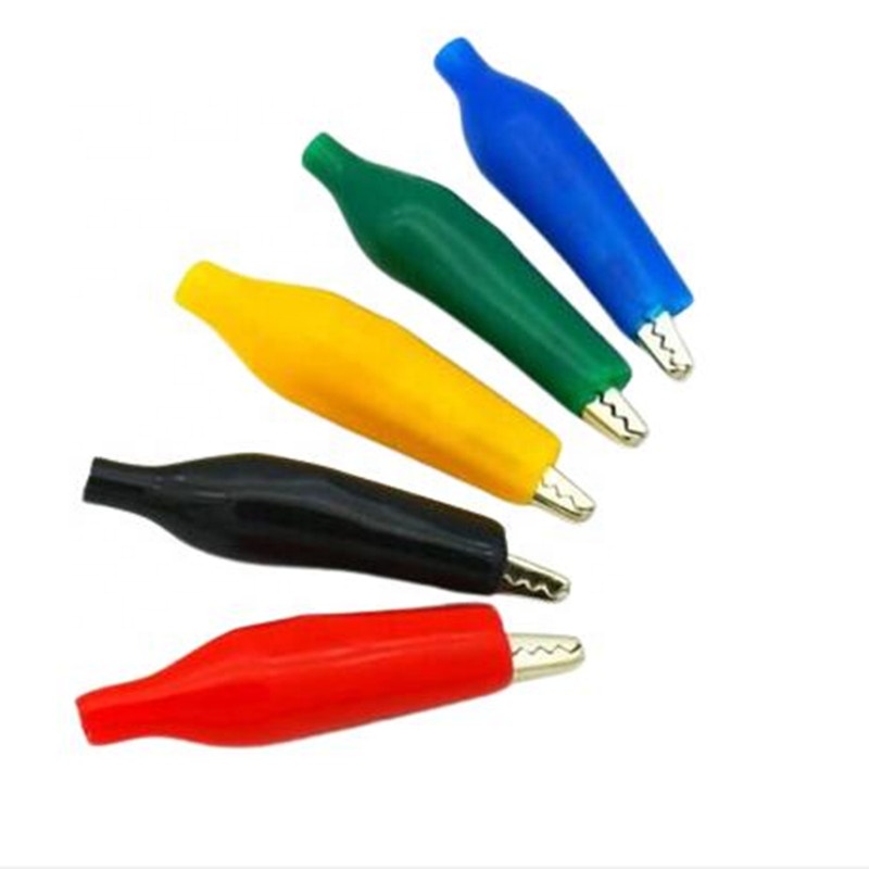 Pinces Crocodiles En Métal Avec Poignée En Plastique, Sonde