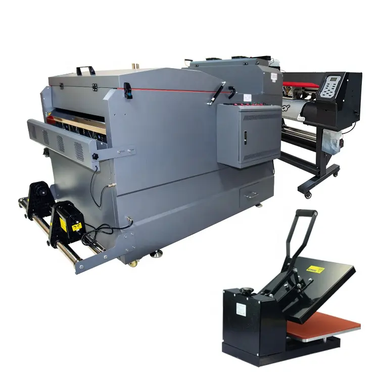 Locor dtf makinesi 60cm genişlik yeni nesil doğrudan film her türlü kumaş için dtf yazıcı tozu makinesi