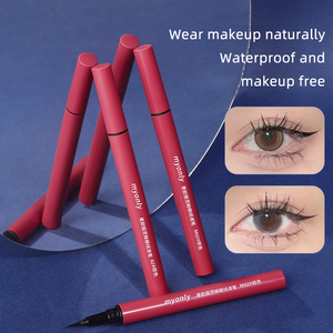 ดินสอเขียนขอบตาแบบเจลกันน้ำ สีดำน้ำตาลอ่อน 2 in 1 ไม่เลอะ ติดทนนาน  รับผลิตแบรนด์ส่วนตัว บรรจุภัณฑ์แบบปากกา - Product Image 4