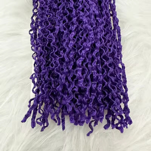 Offre Spéciale 22 pouces 50g Haute Qualité Zizi Boîte Bouclés Braidis Crochet Bouclés Tresses Cheveux Synthétiques Africains Tresse Meches - Product Image 3