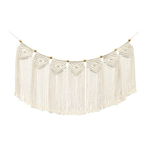 Colgante de pared de Metal personalizado bohemio tejido a mano dormitorio decorativo partición suspendida tapiz de pared en capas pieza de decoración - Product Image 6