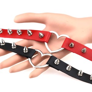 Collar BDSM de PU y Aleación con Púas y Remaches, Cadena Ajustable, 100% Impermeable, Juguete Sexual SM, Accesorio de Cosplay para Mujeres y Chicas - Product Image 3