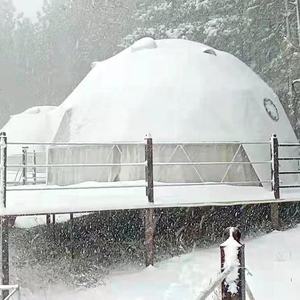 Offre Spéciale 6M Diamètre Camping Dôme Maison Préfabriquée Glamping Hôtel <span class=keywords><strong>Yourte</strong></span> Tente Pour Stations Campings - Product Image 2