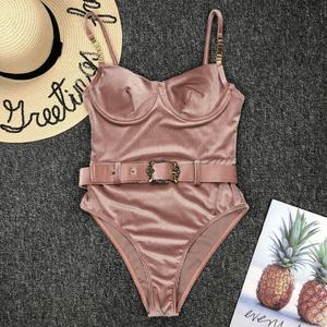 En Yeni Özel Tasarım Kadın Tek Parça Bikini Seksi Üçgen Mayo Plaj Giysisi - Product Image 2
