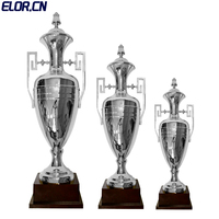 Trophée de Football ELOR Euro 2024 Championnat Coupes en Métal Fer Plaqué Impression UV Prix Souvenir Gloire Sportive