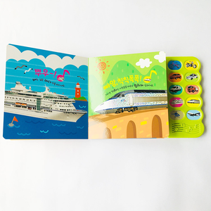 Livre sonore pour tout-petits personnalisé en usine <span class=keywords><strong>chanson</strong></span> anglaise livres musicaux d'apprentissage précoce avec boutons poussoirs - Product Image 4