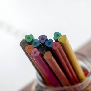 Crayons de couleur personnalisés, ensemble de <span class=keywords><strong>dessin</strong></span> pour enfants, impression de logo en forme de cœur disponible, crayons personnalisés - Product Image 2