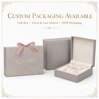 Boîte cadeau de luxe personnalisée avec impression en dentelle, ruban en velours, logo en relief doré 3D pour ensembles de bijoux de mariage