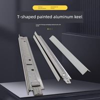 Panneau en laine minérale carré 600x600mm, étanche, pour plafond, avec profilé en aluminium peint en forme de T, accessoires d'installation en acier léger