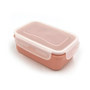Cross-border <b>mini</b> round refrigerator food <b>storage</b> <b>box</b>, small lunch <b>box</b>, kitchen bento <b>box</b>, plastic <b>storage</b> <b>box</b>, rectangular - Product Image 5