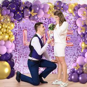 Kit d'<span class=keywords><strong>arche</strong></span> <span class=keywords><strong>de</strong></span> guirlande <span class=keywords><strong>de</strong></span> ballons papillon HLC, ballons violets et roses pour filles, mariage, thème papillon, décorations <span class=keywords><strong>de</strong></span> fête d'anniversaire - Product Image 6