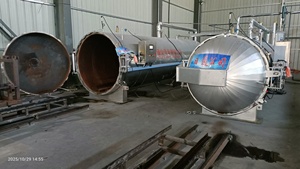 산업용 전기 가열 고압 가황 오토클레이브 가황기 고무 호스용 모터 Q345R/SS304 재질 - Product Image 3