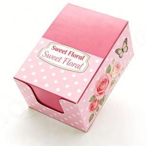 Boîtes de présentation au sol personnalisables en carton recyclable écologique moderne avec finition mate et revêtement UV - Product Image 1