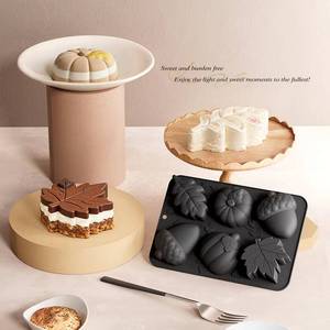 MUYULINS Factory can customize 6/20 cavity pine <b>cone</b> molds, LFGB non-stick BPA Free silicone mousse cake <b>chocolate</b> molds - Product Image 1