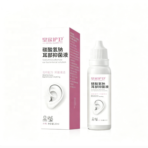 Gotas para los Oídos - Solución Antibacteriana para los Oídos - Bicarbonato de Sodio, Peróxido de Hidrógeno, Ácido Bórico, Alcanfor, Ácido Salicílico - 5 Ingredientes - Product Image 1