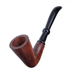 Pipe à fumer FAIZA CRAFT FC-8064 en bois massif, faite à la main, givrée, vintage, filtrée, écologique, de haute qualité, très vendue - Product Image 1