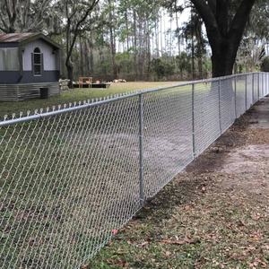 Rotolo di Rete Metallica a Maglia Diamantata da 50 Piedi per Recinzione di Sicurezza Agricola, Bassa Manutenzione, Acciaio Zincato a Caldo, Telaio in Ferro con Palo da 60mm - Product Image 2