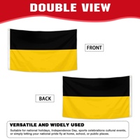 Drapeau OEM ODM de la Dynastie Habsburg Autrichienne 3x5 pieds, bannière imprimée numériquement pour salons professionnels, résistant à la décoloration