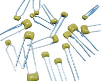 Condensateur céramique multicouche EURO-CAP, plusieurs modèles, 0805 0603, multicouche, avec fils, EIA X7R, série F, coffret, composants électroniques