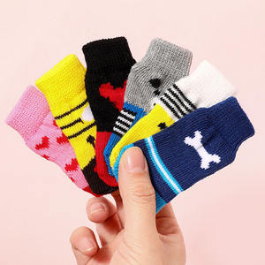 उच्च गुणवत्ता वाले कपास पालतू मोजे गैर-पर्ची कुत्ते और बिल्ली के मोजे जूते जूते प्यारे पालतू जानवर कपड़े - Product Image 3