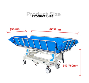 <span class=keywords><strong>Civière</strong></span> de <span class=keywords><strong>douche</strong></span> hydraulique médicale Chariot de bain de patient hospitalisé <span class=keywords><strong>Civière</strong></span> de patient médical - Product Image 3