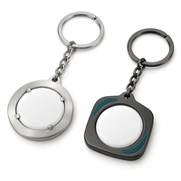 Porte-clés en métal personnalisé de qualité supérieure, cadre ouvert, logo personnalisé, vente en gros directe d'usine, cadeau, fabricant OEM, porte-clés en métal